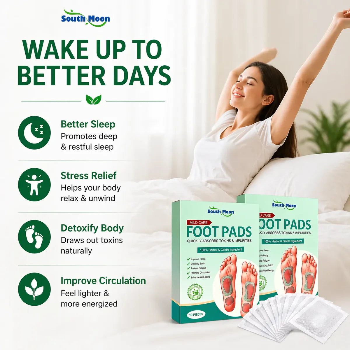 Detox Foot Patch – Pack of 20 | Overnight Foot Care Patches