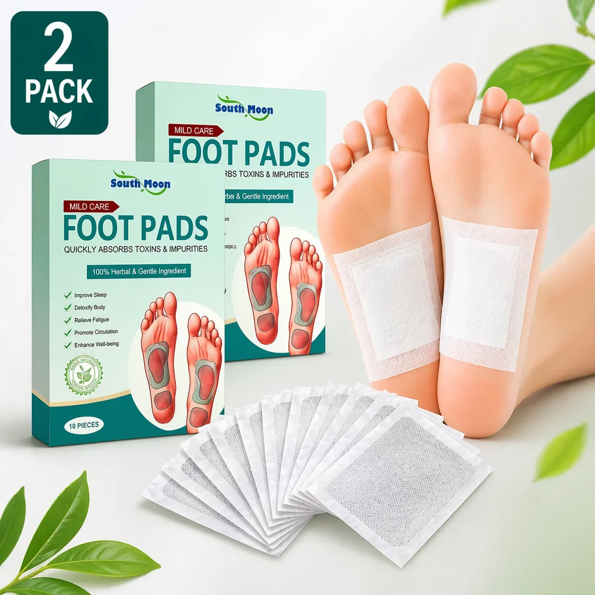 Detox Foot Patch – Pack of 20 | Overnight Foot Care Patches